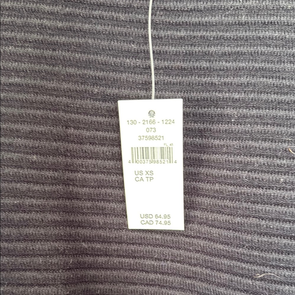 Black Ribbed Knit Sweater - Picture 4 of 4